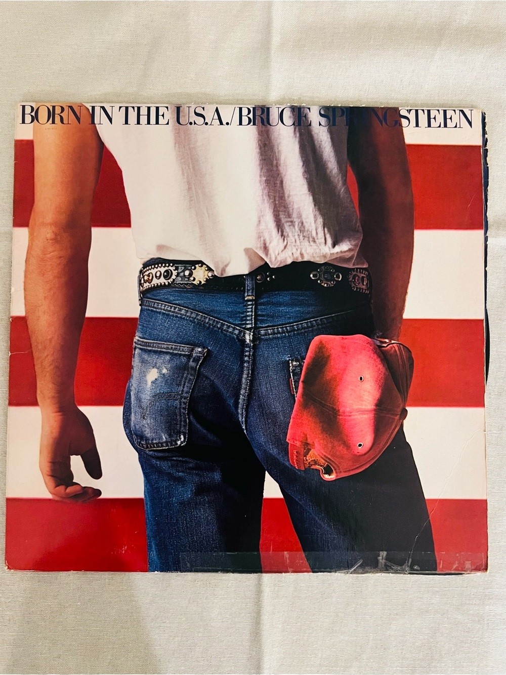 Vintage Original Bruce Springsteen Born in the USA Vinyl Record